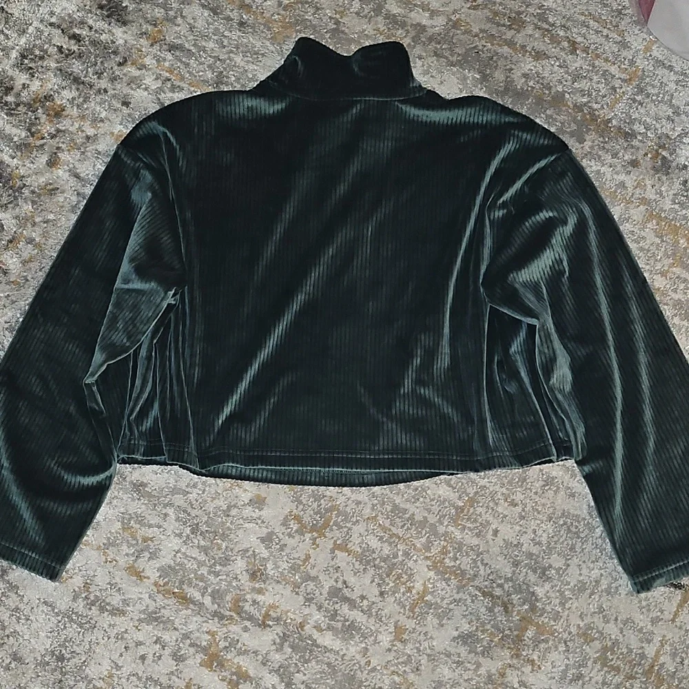 Fabletics Plush Rib Half Zip Sweatshirt 1X/XXL - Picture 10 of 10